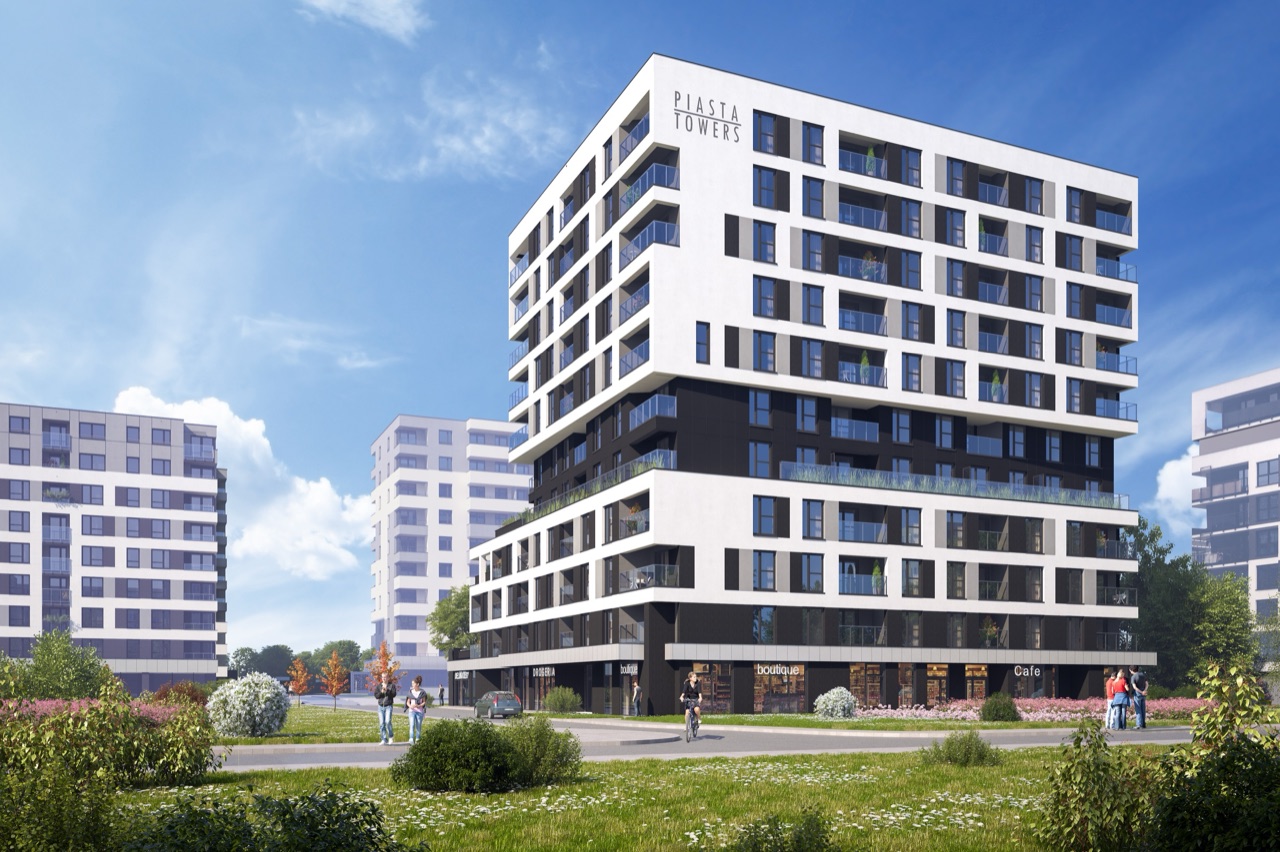 Piasta Towers — budynek 9, wizualizacja